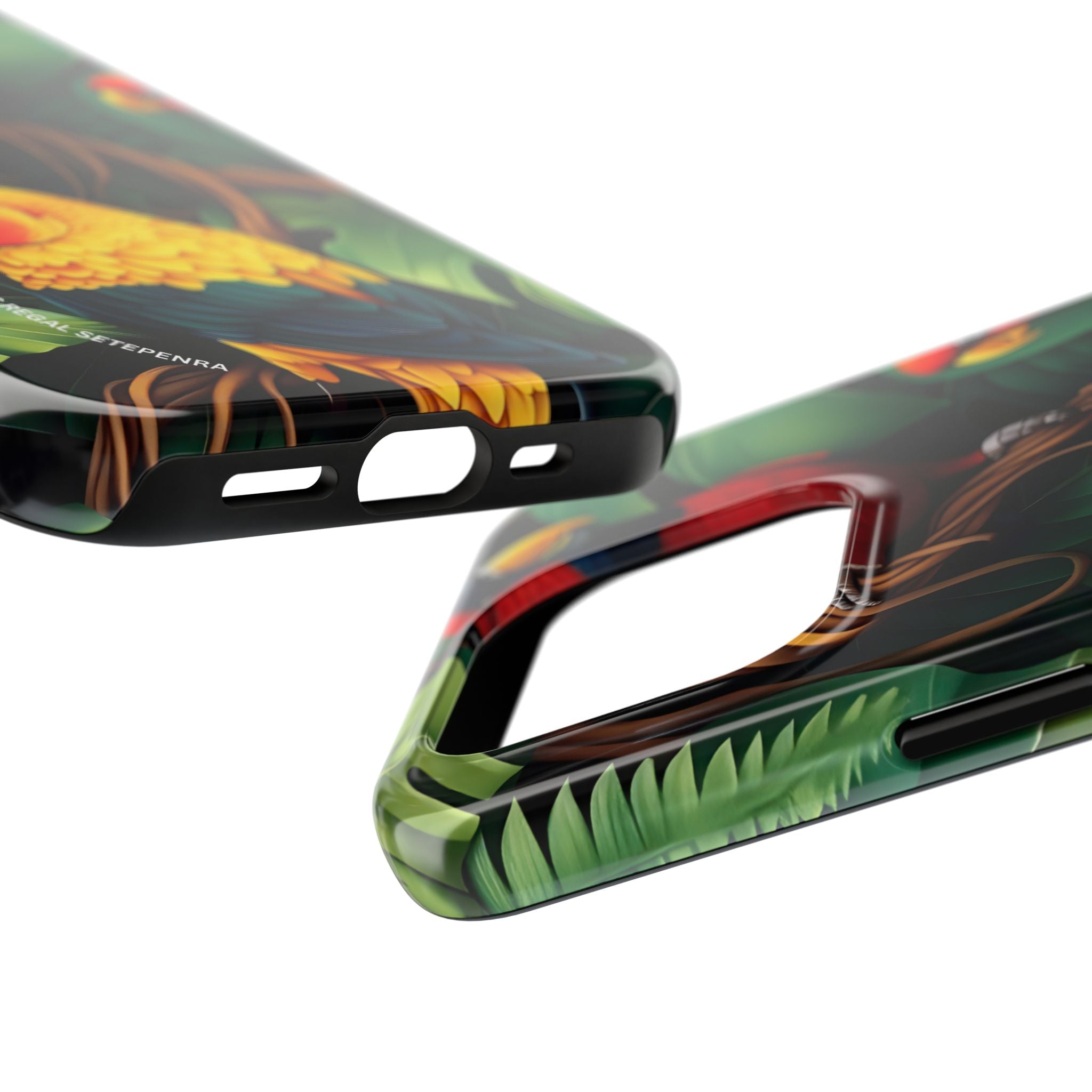 Tri-Parrot Tough Phone Case (For iPhone, Galaxy & More)