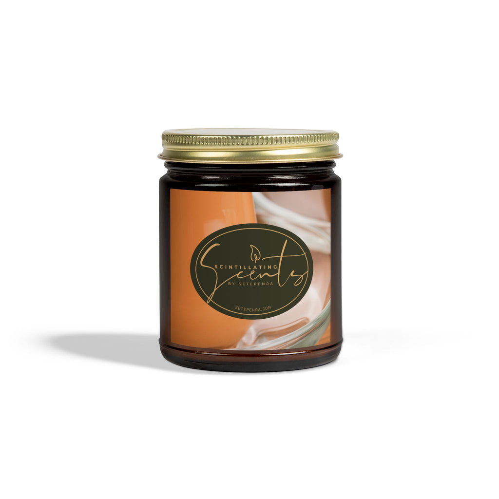 Scintillating Scents by SETEPENRA Scented Candles, Coconut Apricot Wax (4oz, 9oz)
