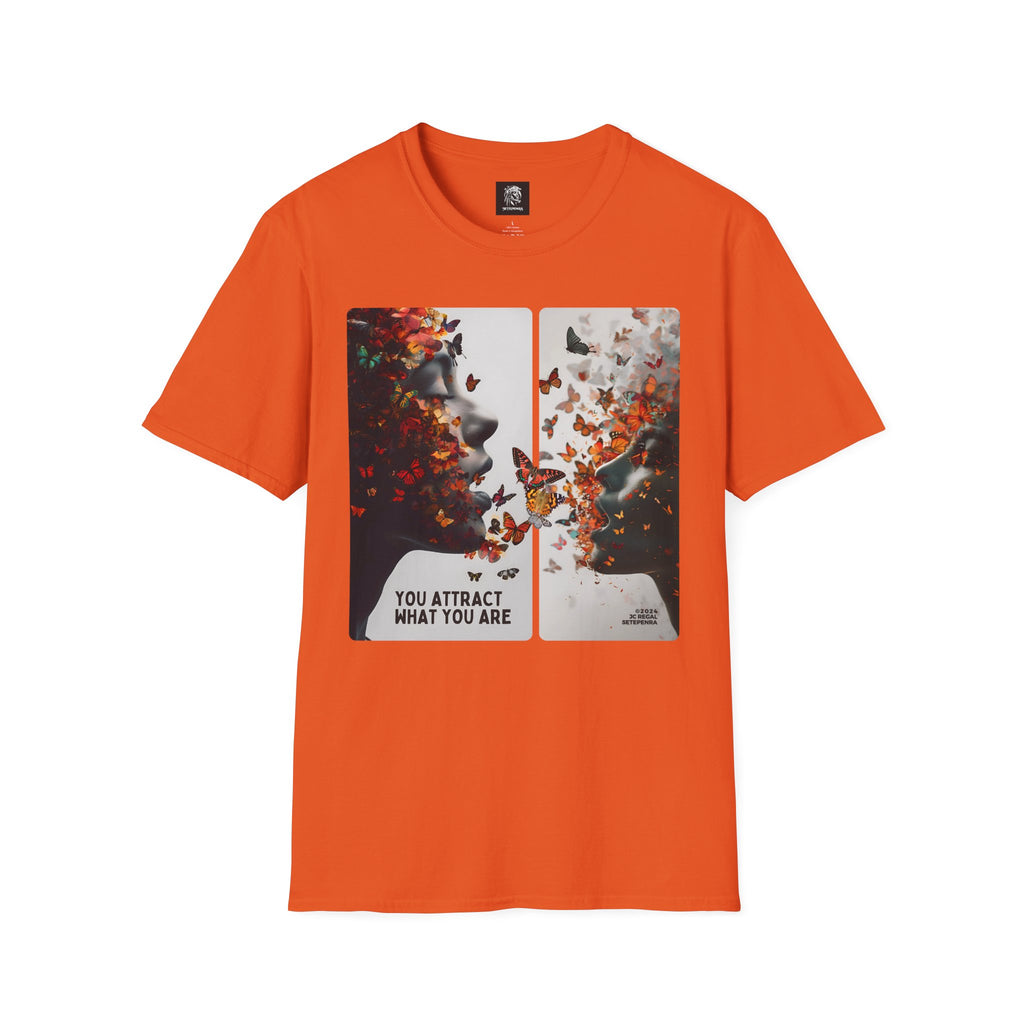 You Attract What You Are (1st Edition) Unisex Softstyle T-Shirt SETEPENRA T-Shirt.