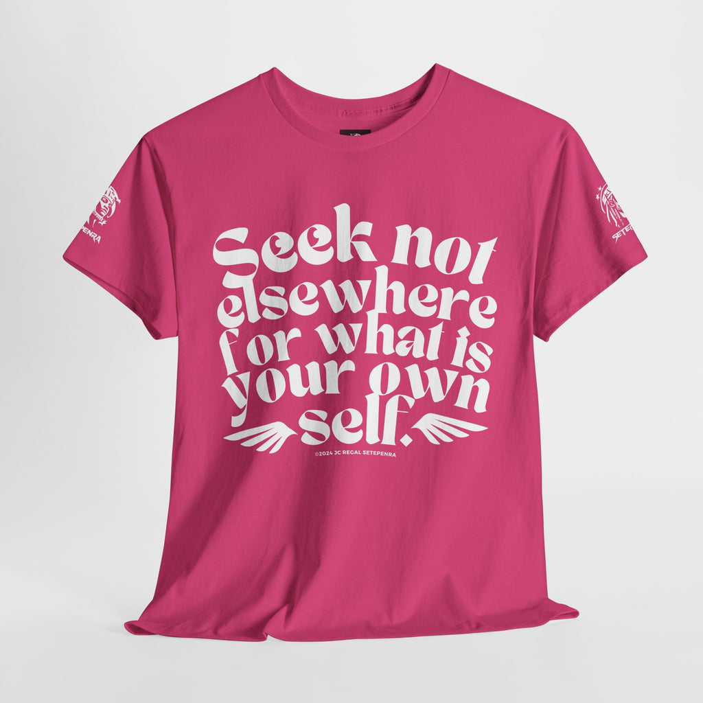 Seek Not Elsewhere Unisex Heavy Cotton Tee