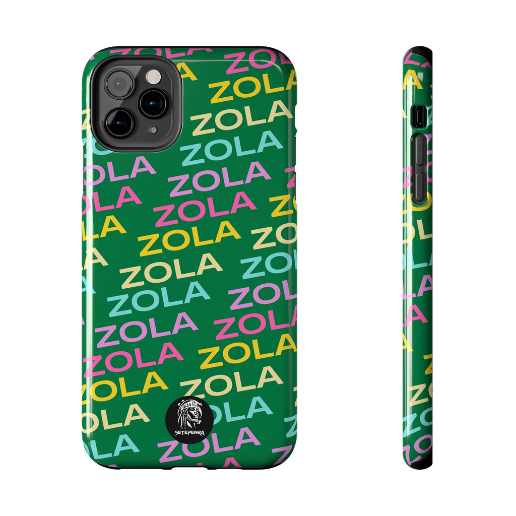 Zola Tough Phone Case (For iPhone, Galaxy & More) - Dark Green SETEPENRA Phone Case.