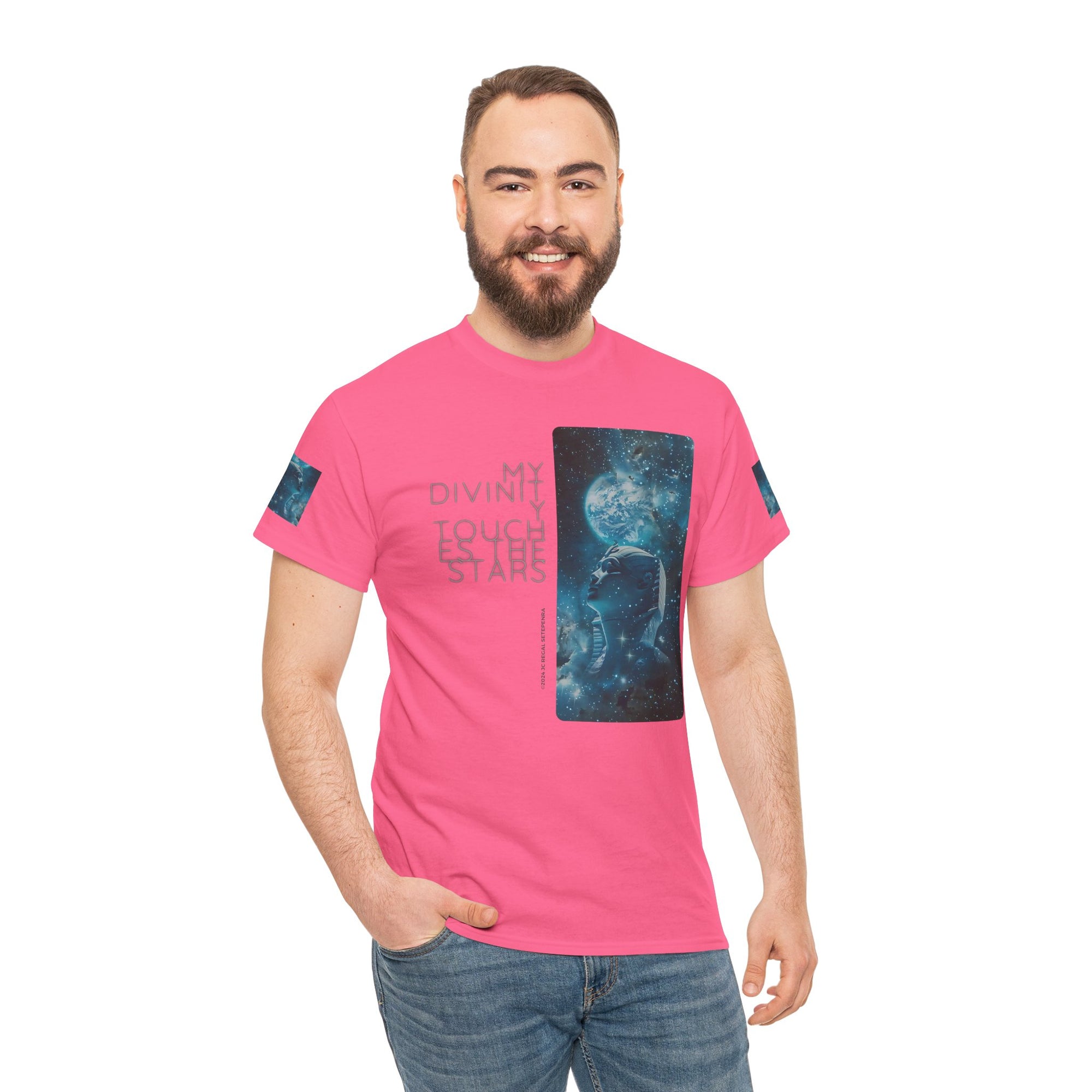 My Divinity Touches The Stars Unisex Heavy Cotton Tee