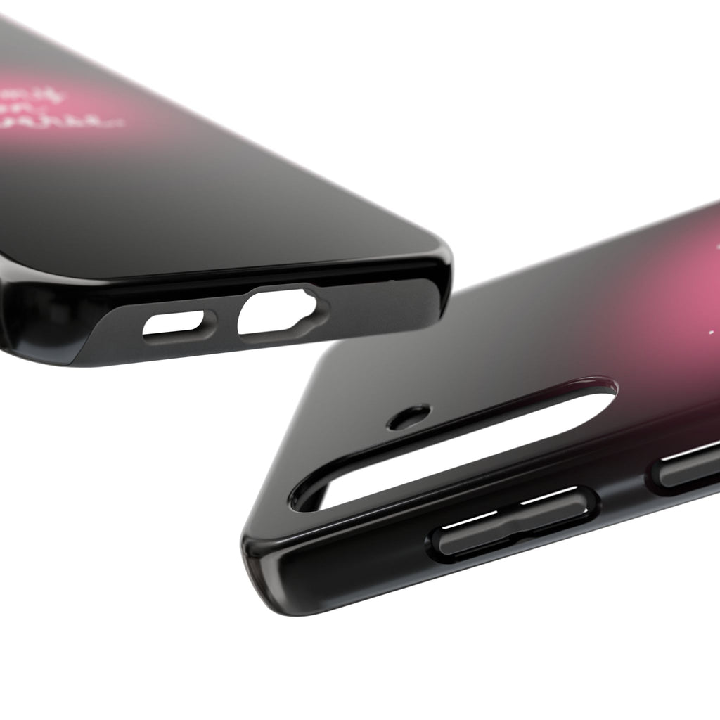 I Am My Own Universe — Pink Glow Protective Cover Tough Phone Case