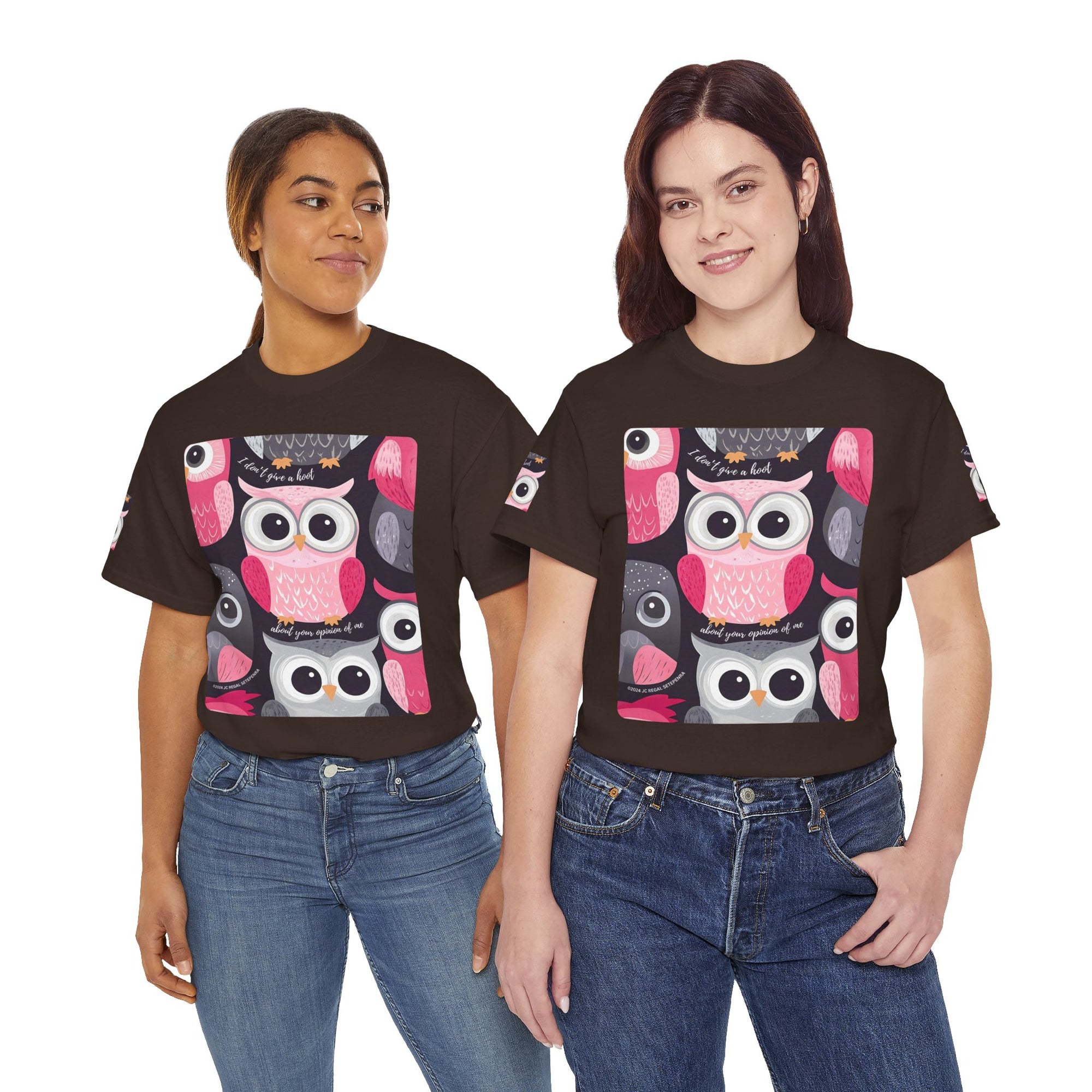Don't Give A Hoot Unisex Heavy Cotton Tee