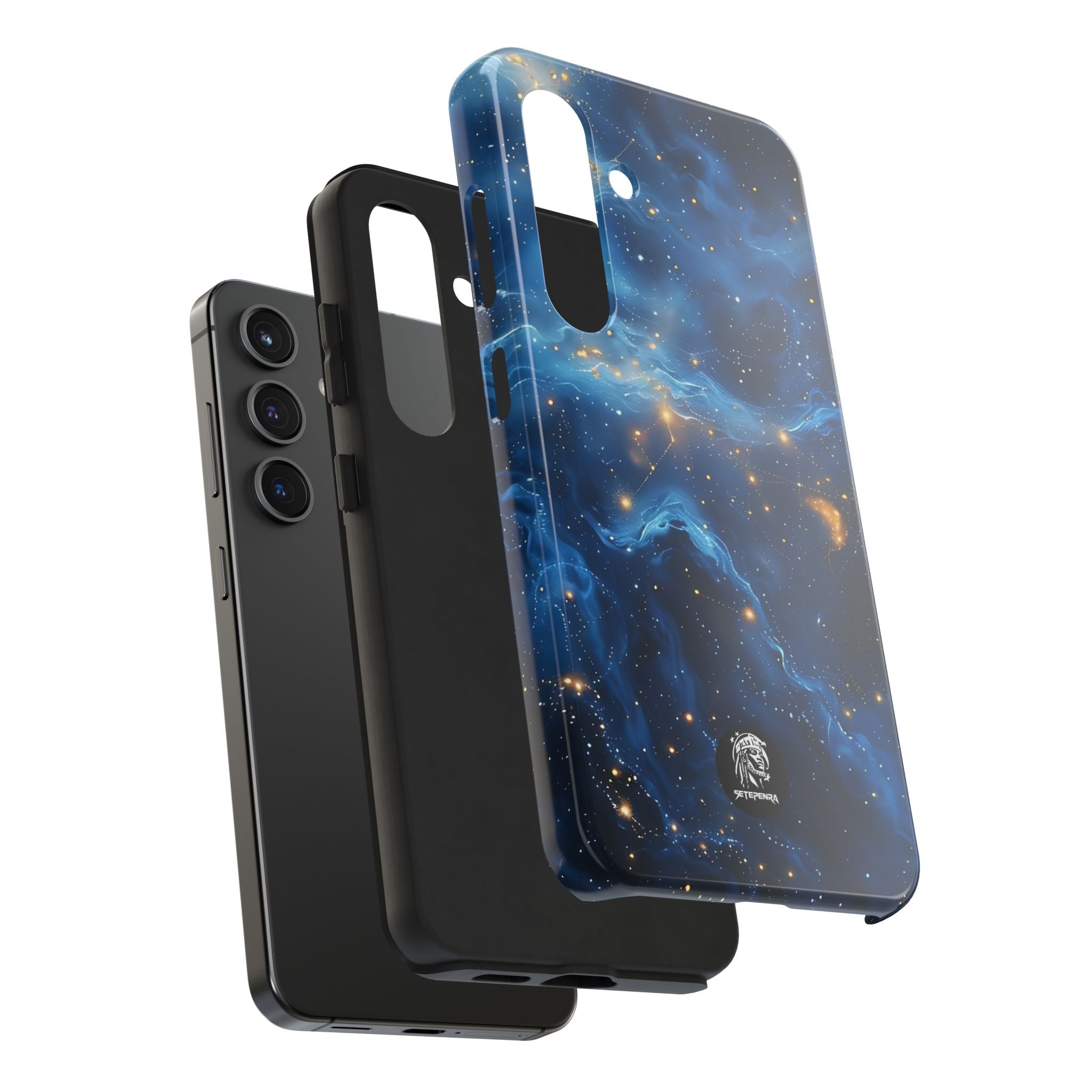 Blue Cosmos Tough Phone Case (For iPhone, Galaxy & More)