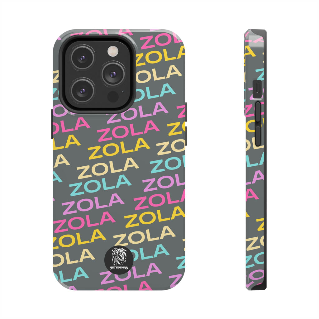 Zola Tough Phone Case (For iPhone, Galaxy & More) - Dark Grey SETEPENRA Phone Case.