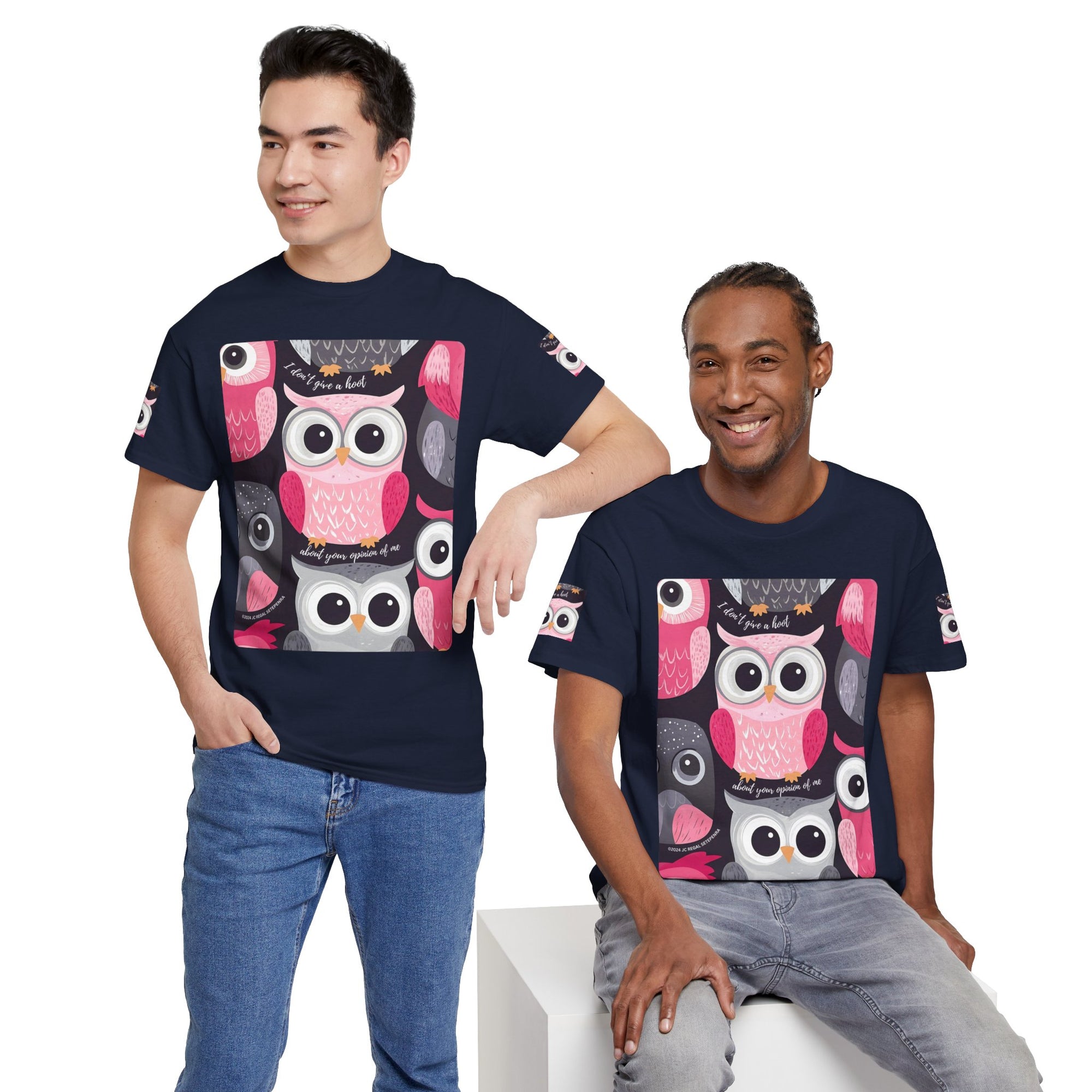 Don't Give A Hoot Unisex Heavy Cotton Tee