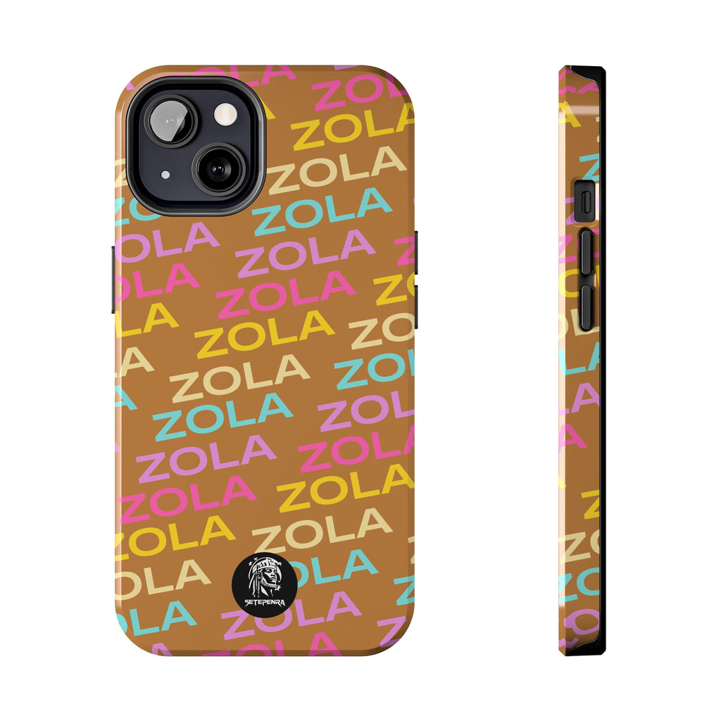 Zola Tough Phone Case (For iPhone, Galaxy & More) - Light Brown SETEPENRA Phone Case.