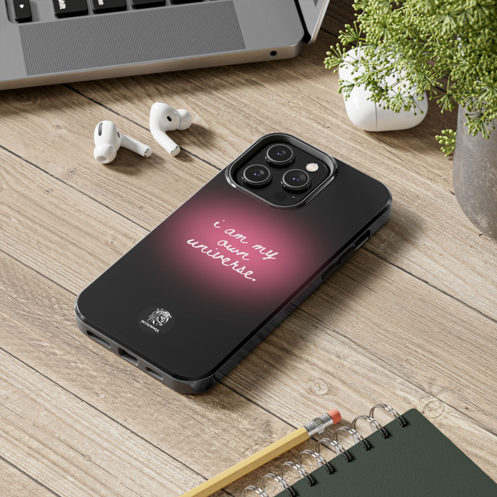 I Am My Own Universe Tough Phone Case (For iPhone, Galaxy & More) - Black