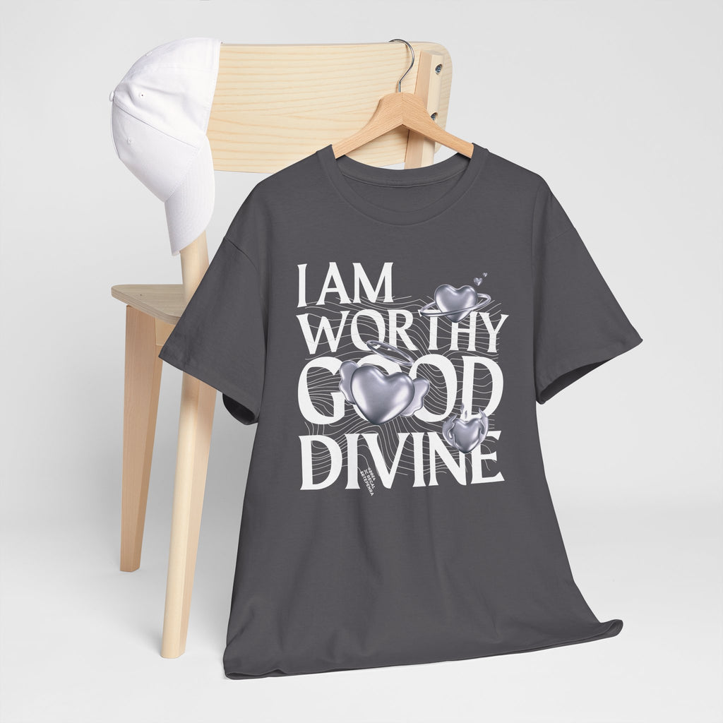 I AM WORTHY GOOD DIVINE Unisex Heavy Cotton Tee