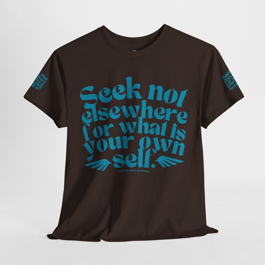 Seek Not Elsewhere (Aqua Edition) Unisex Heavy Cotton Tee