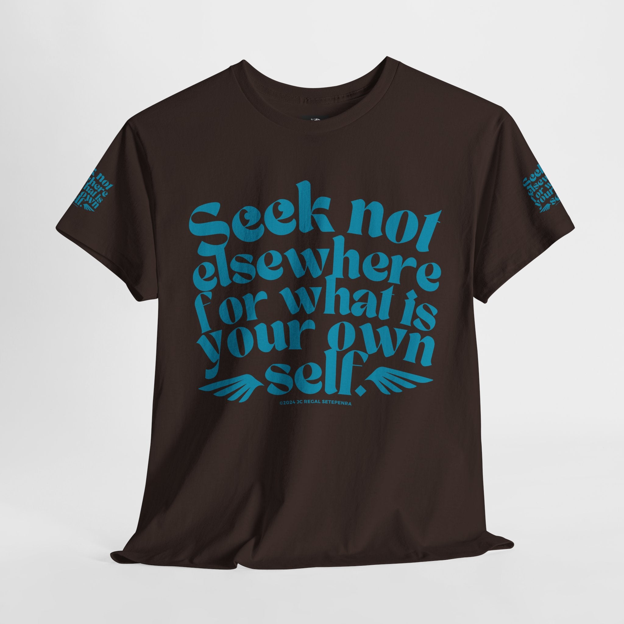 Seek Not Elsewhere (Aqua Edition) Unisex Heavy Cotton Tee