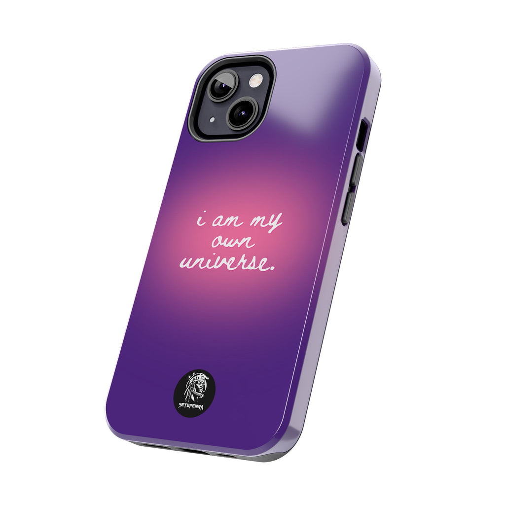 I Am My Own Universe Tough Phone Case (For iPhone, Galaxy & More) - Purple