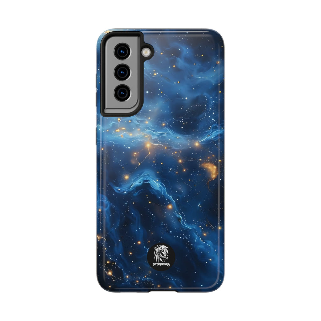 Blue Cosmos Tough Phone Case (For iPhone, Galaxy & More)