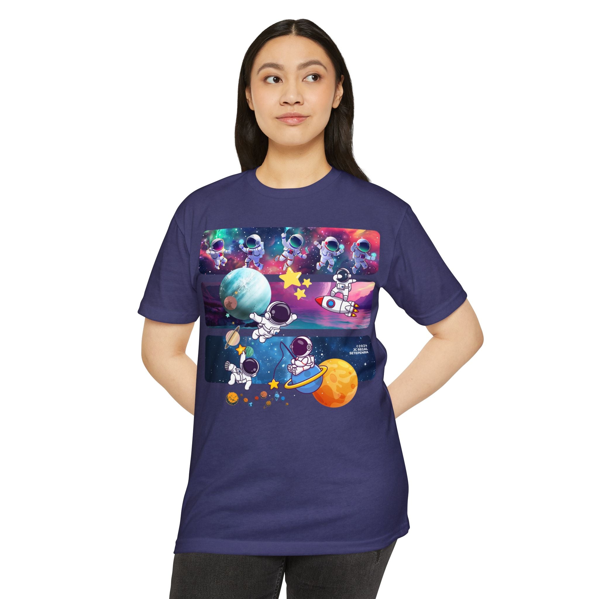 Astro Cosmo (V2.0) Unisex CVC Jersey T-shirt SETEPENRA T-Shirt.