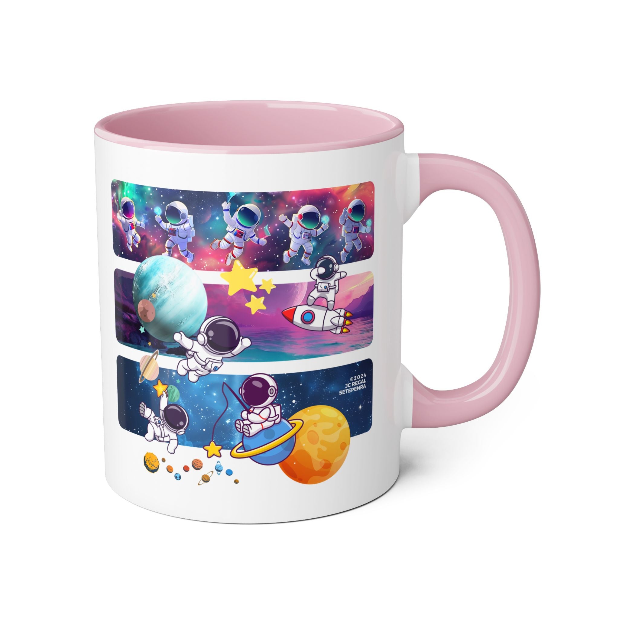 Astro Cosmo (V2.0) Accent Mug, 11oz (Various Colors)