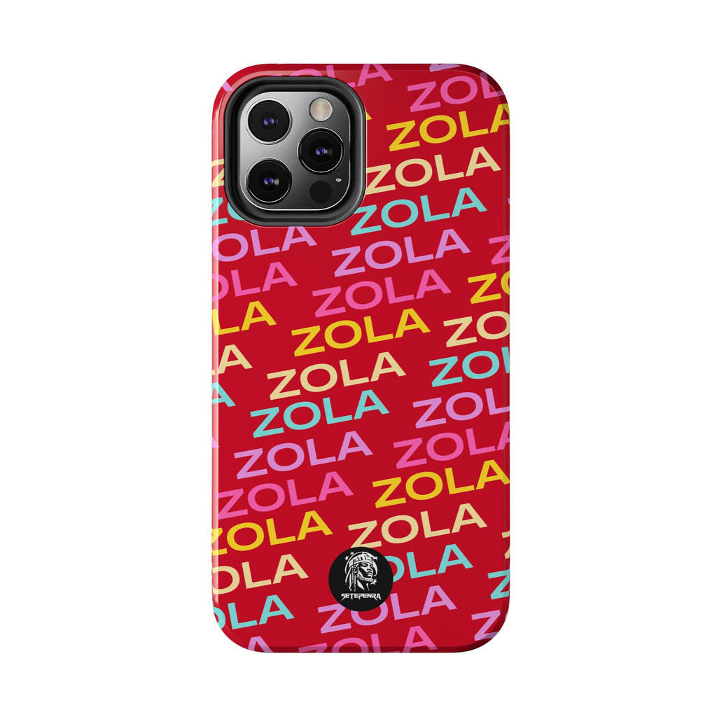 Zola Tough Phone Case (For iPhone, Galaxy & More) - Dark Red