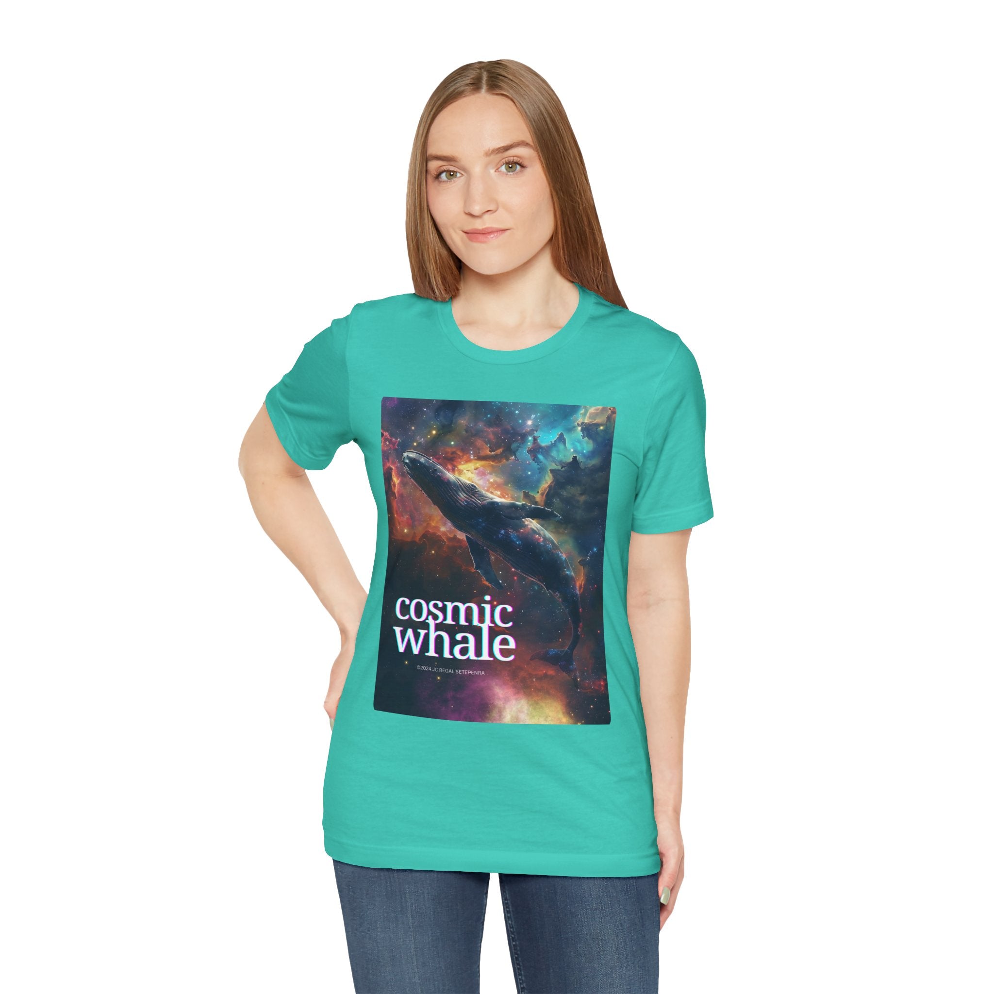 Cosmic Whale Unisex Jersey Short Sleeve Tee