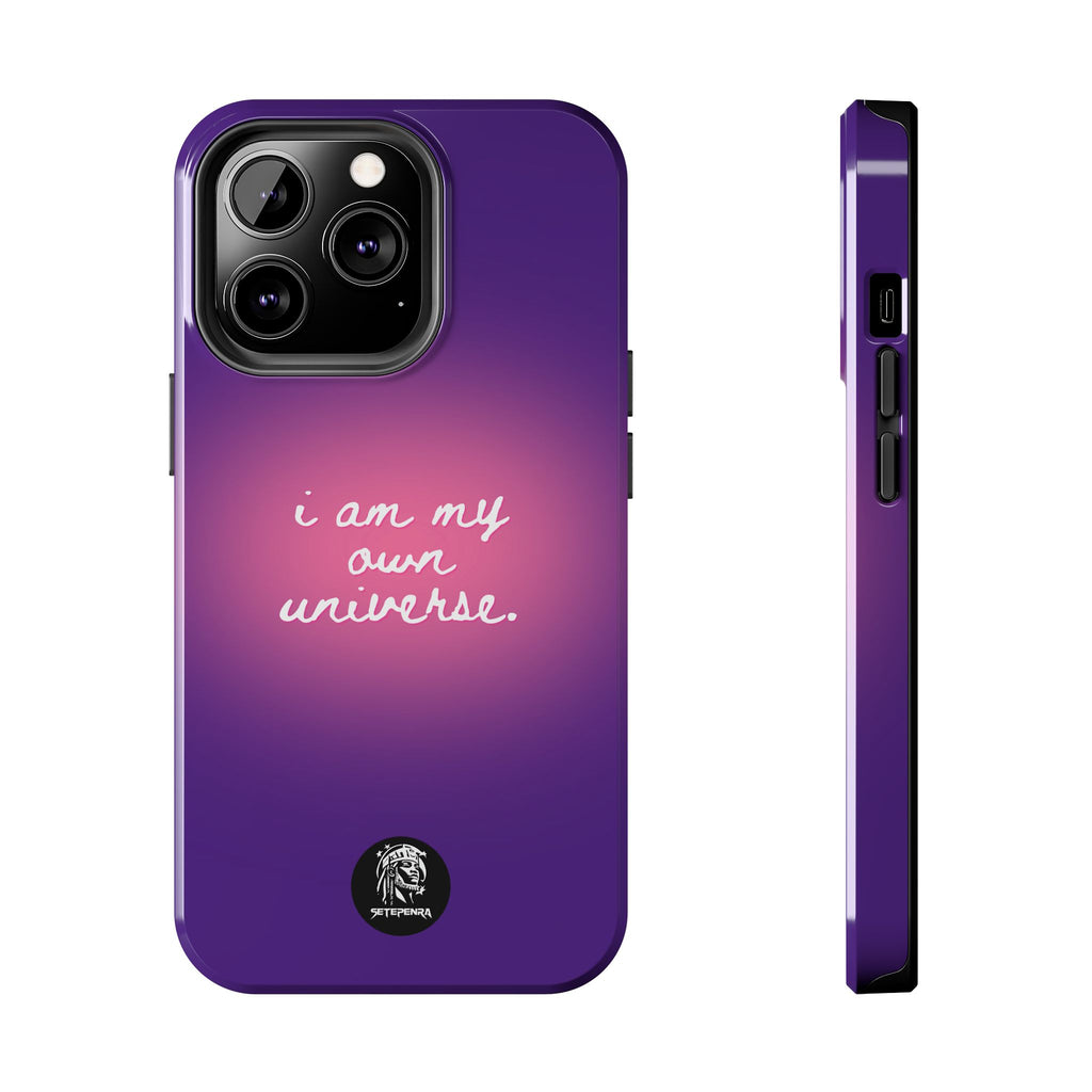 I Am My Own Universe Tough Phone Case (For iPhone, Galaxy & More) - Purple SETEPENRA Phone Case.