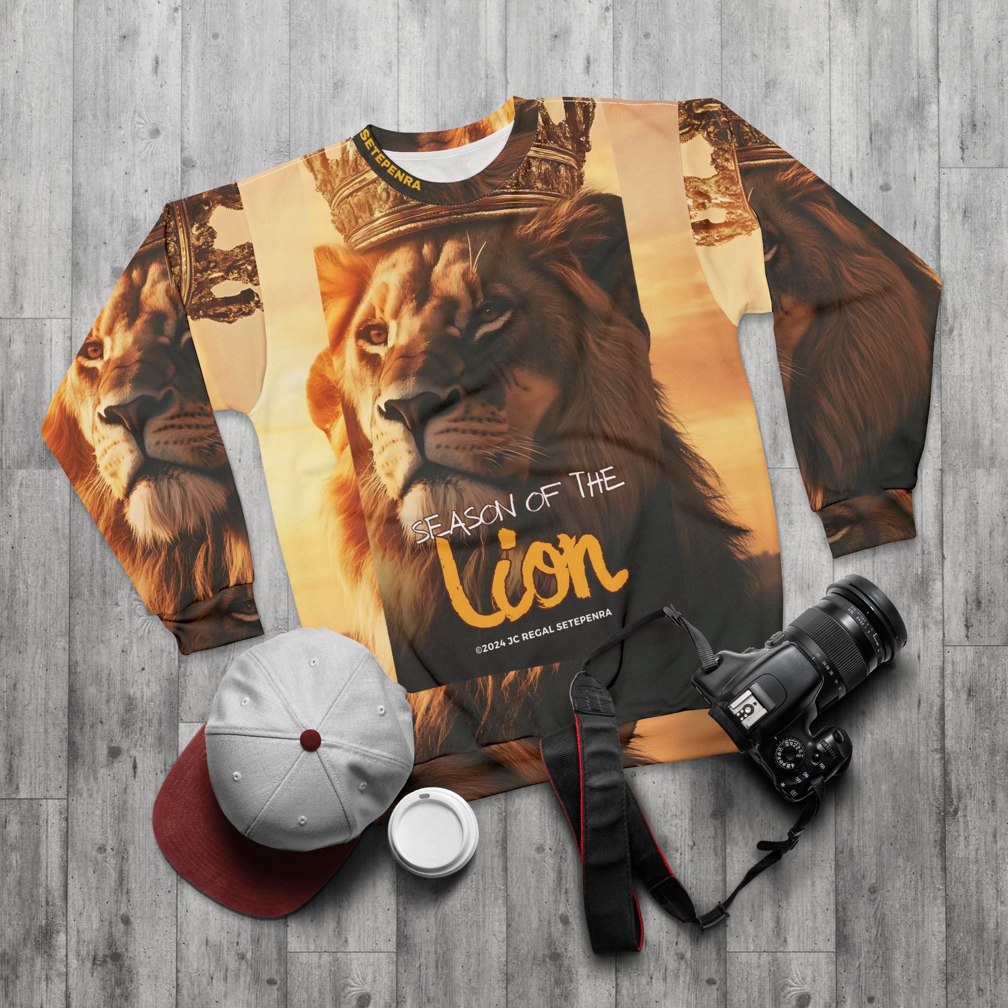 Season Of The Lion Unisex Sweatshirt SETEPENRA All Over Prints.