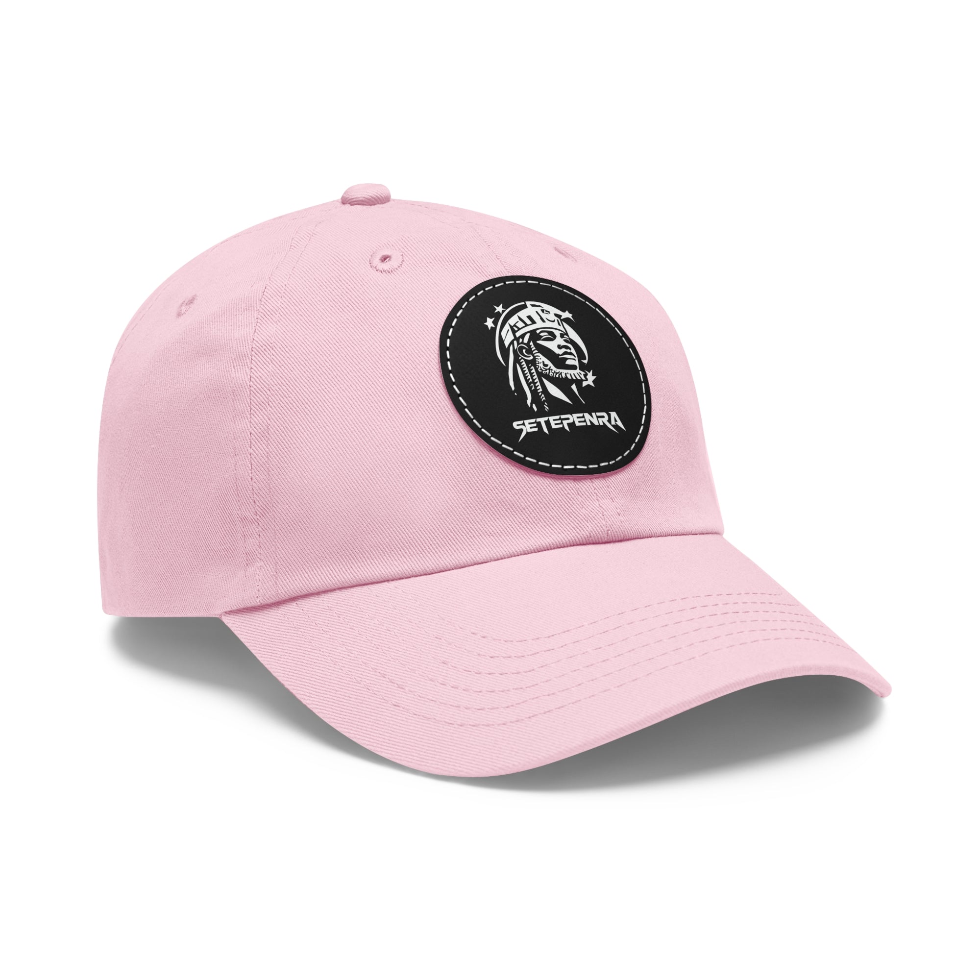 SETEPENRA Dad Hat with Leather Patch (Round)