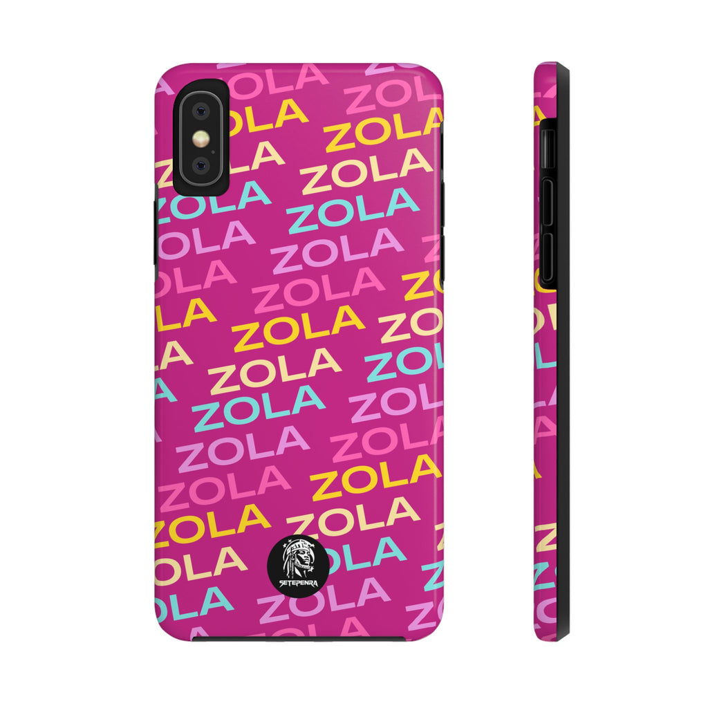 Zola Tough Phone Case (For iPhone, Galaxy & More) - Pink SETEPENRA Phone Case.