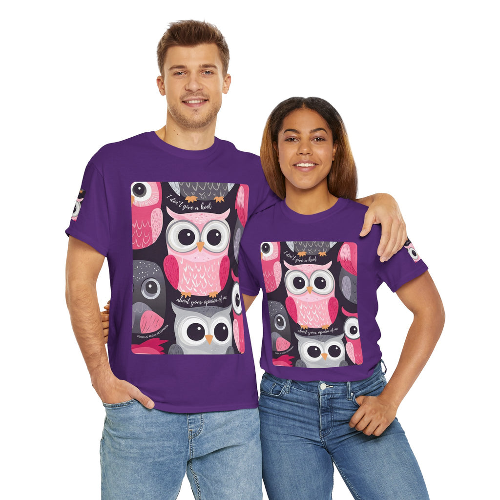 Don't Give A Hoot Unisex Heavy Cotton Tee