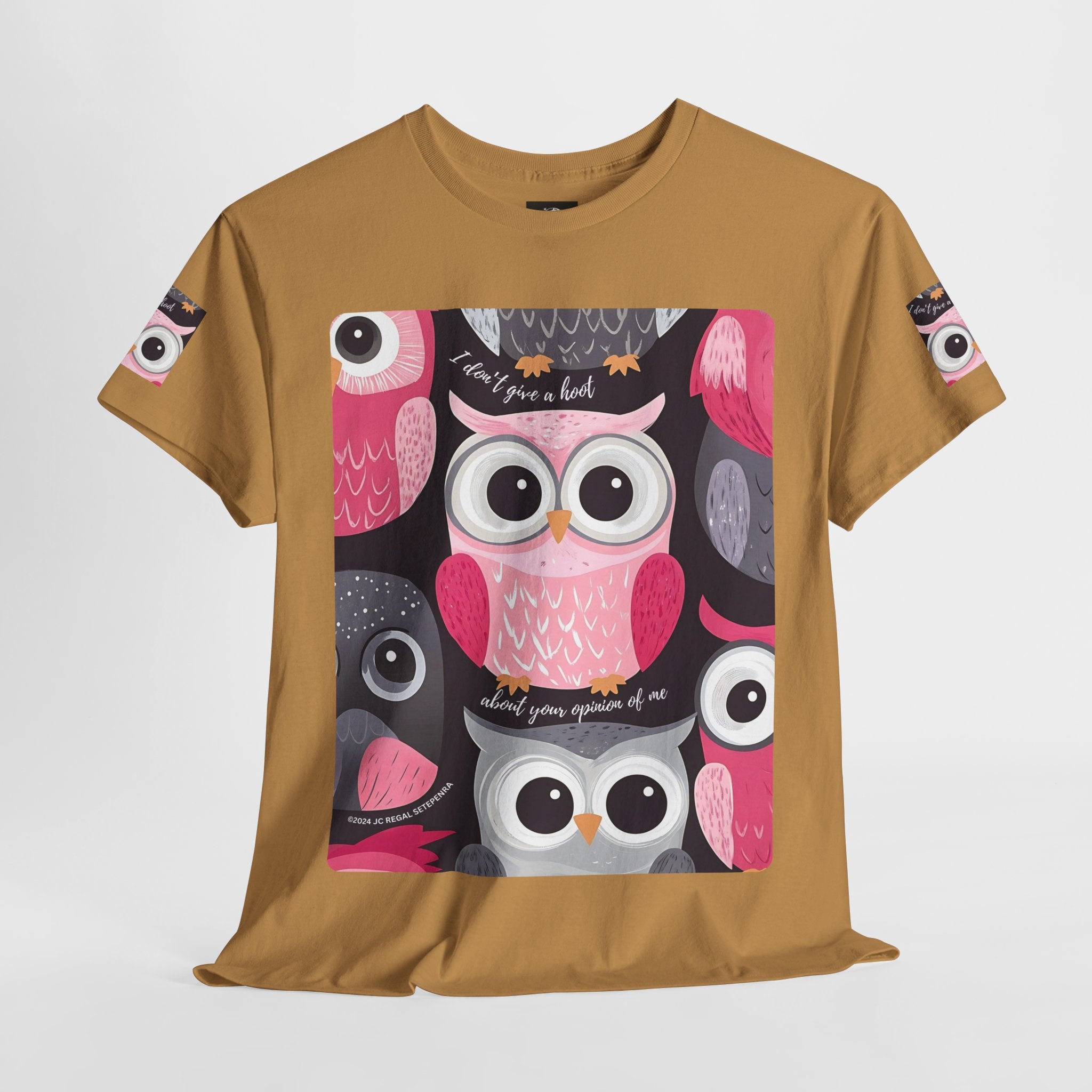 Don't Give A Hoot Unisex Heavy Cotton Tee
