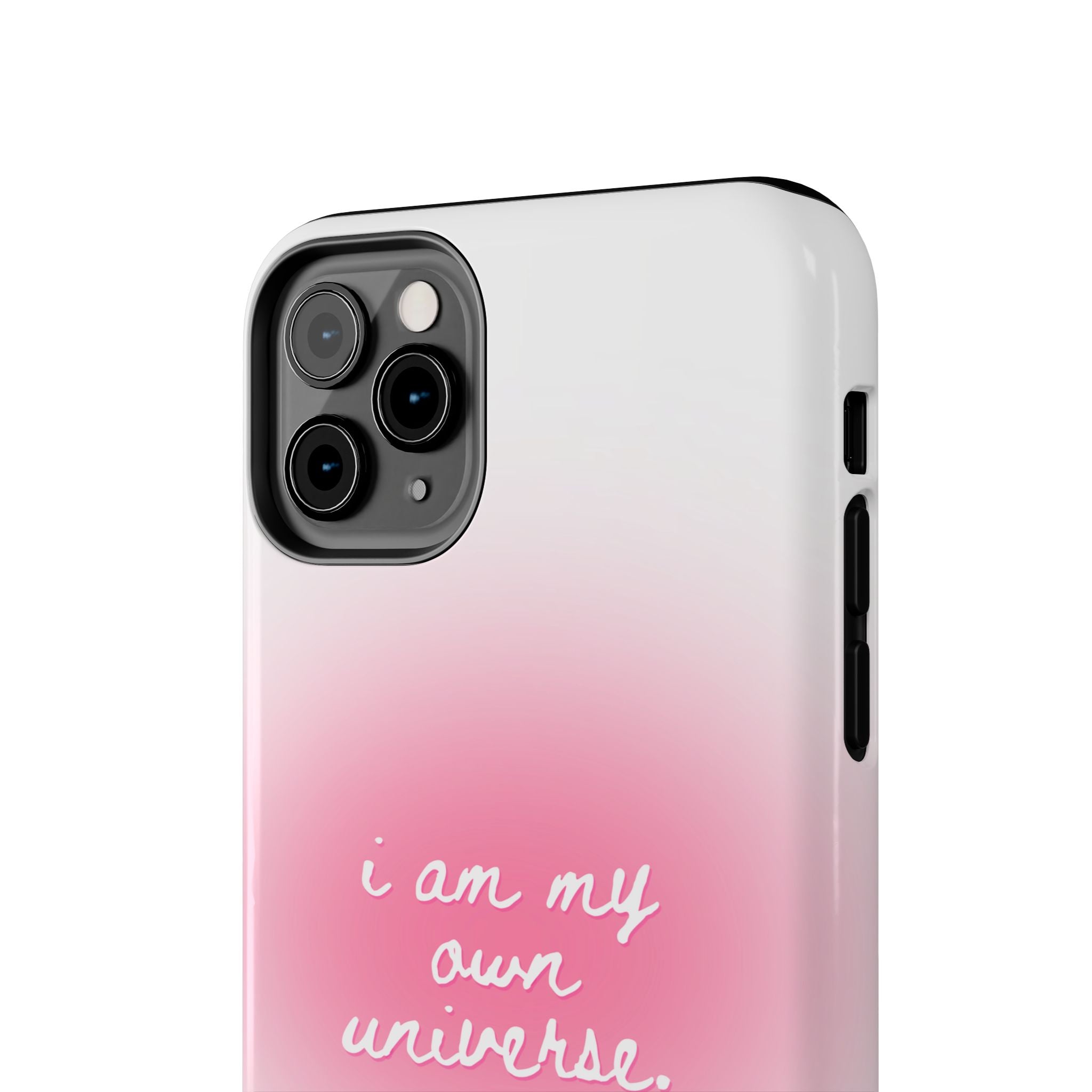 I Am My Own Universe Tough Phone Case (For iPhone, Galaxy & More) - White