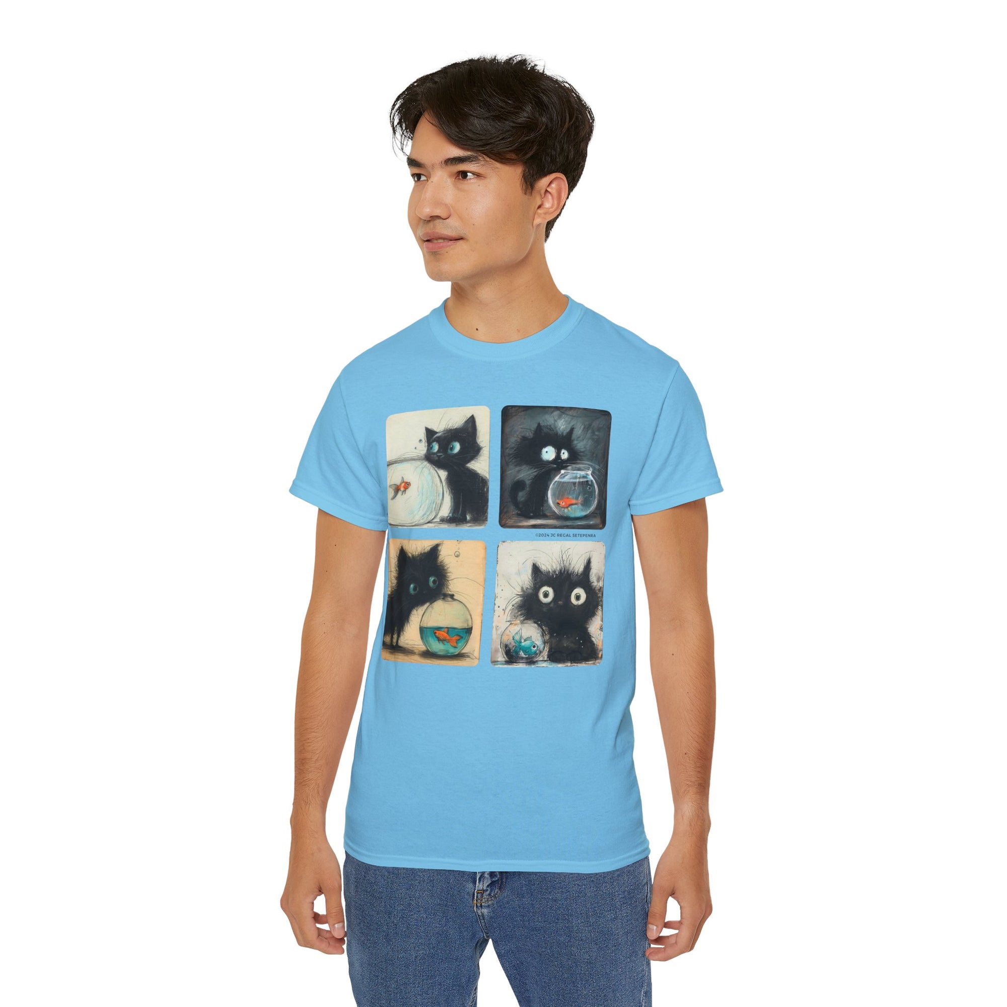 Fishy Kitty Unisex Ultra Cotton Tee