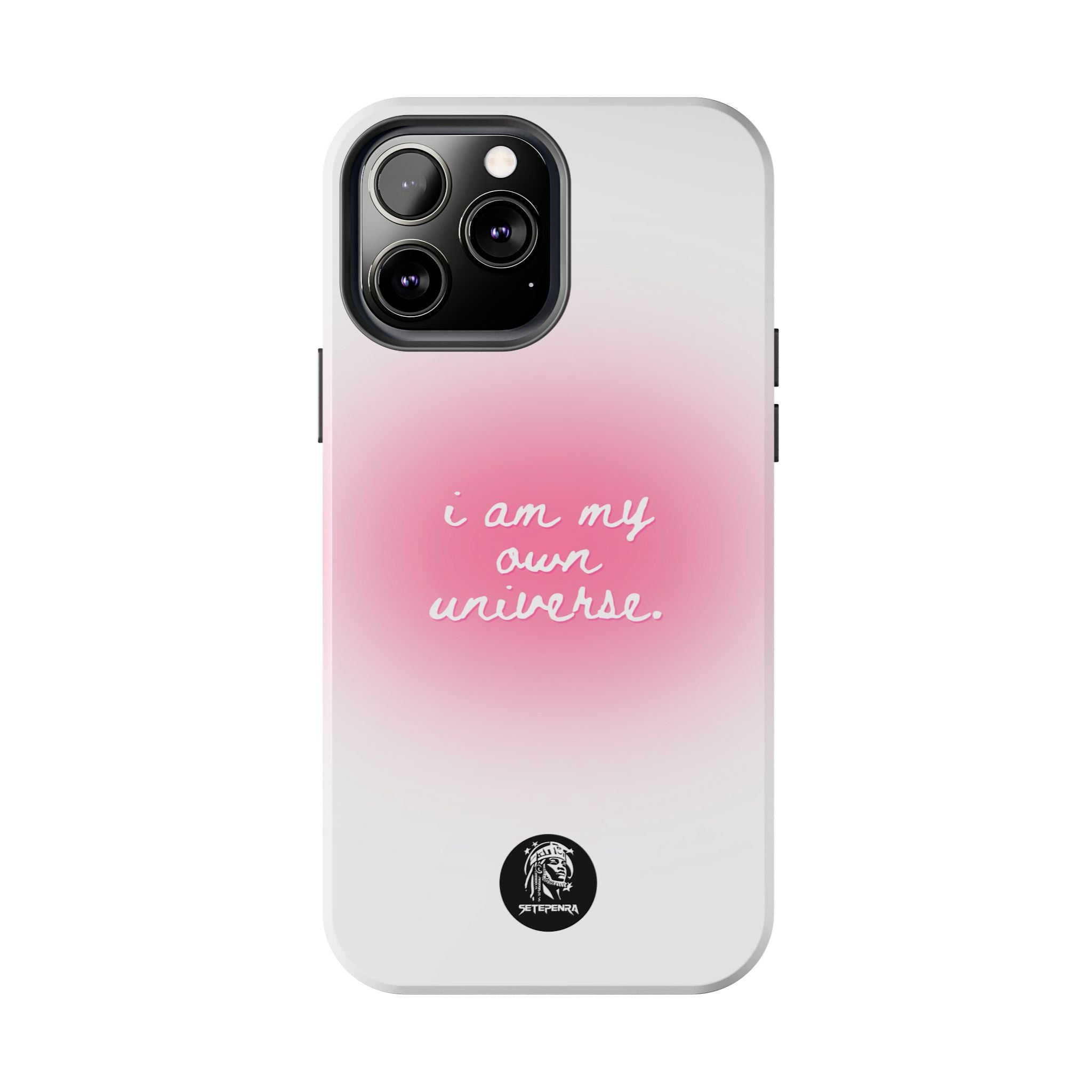 I Am My Own Universe Tough Phone Case (For iPhone, Galaxy & More) - White