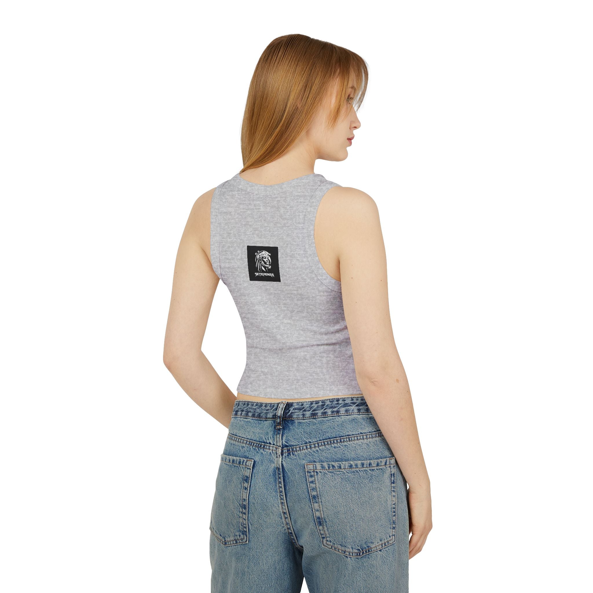 Foxy As Can Be Women's Micro Rib Racer Tank Top SETEPENRA Tank Top.
