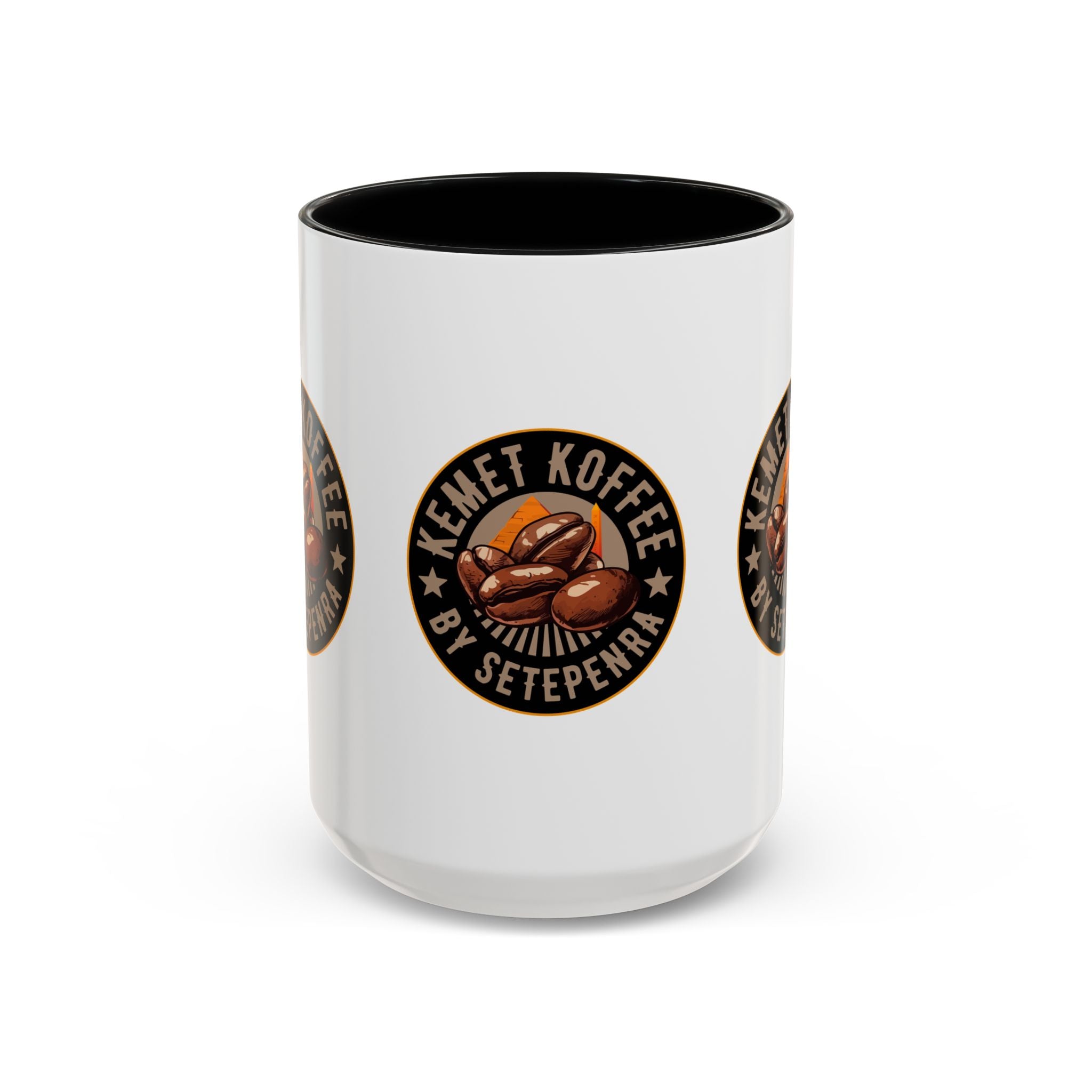 Kemet Koffee By Setepenra Accent Coffee Mug, 11oz, 15oz (Various Colors)
