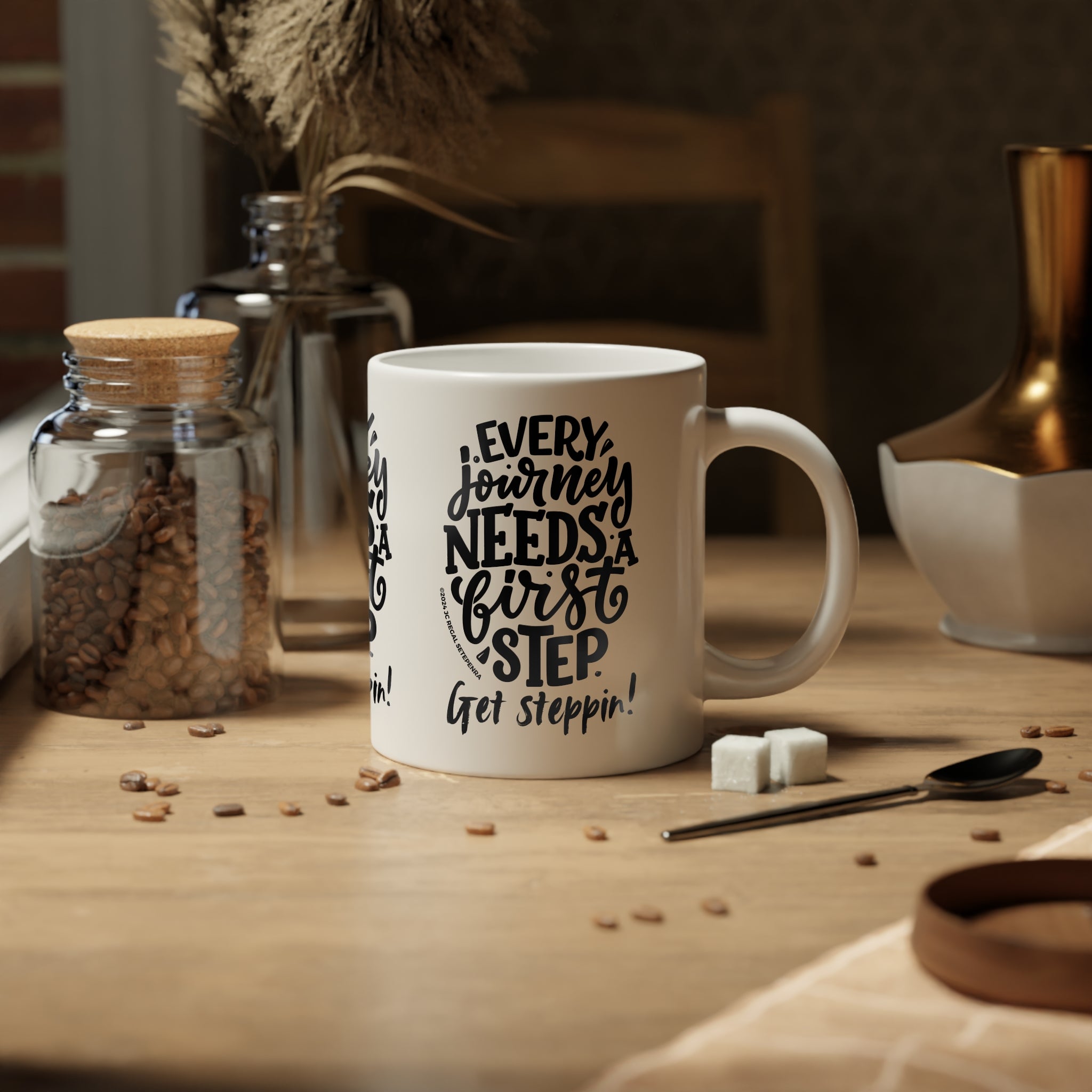 Get Steppin! Jumbo Mug, 20oz SETEPENRA Mug.