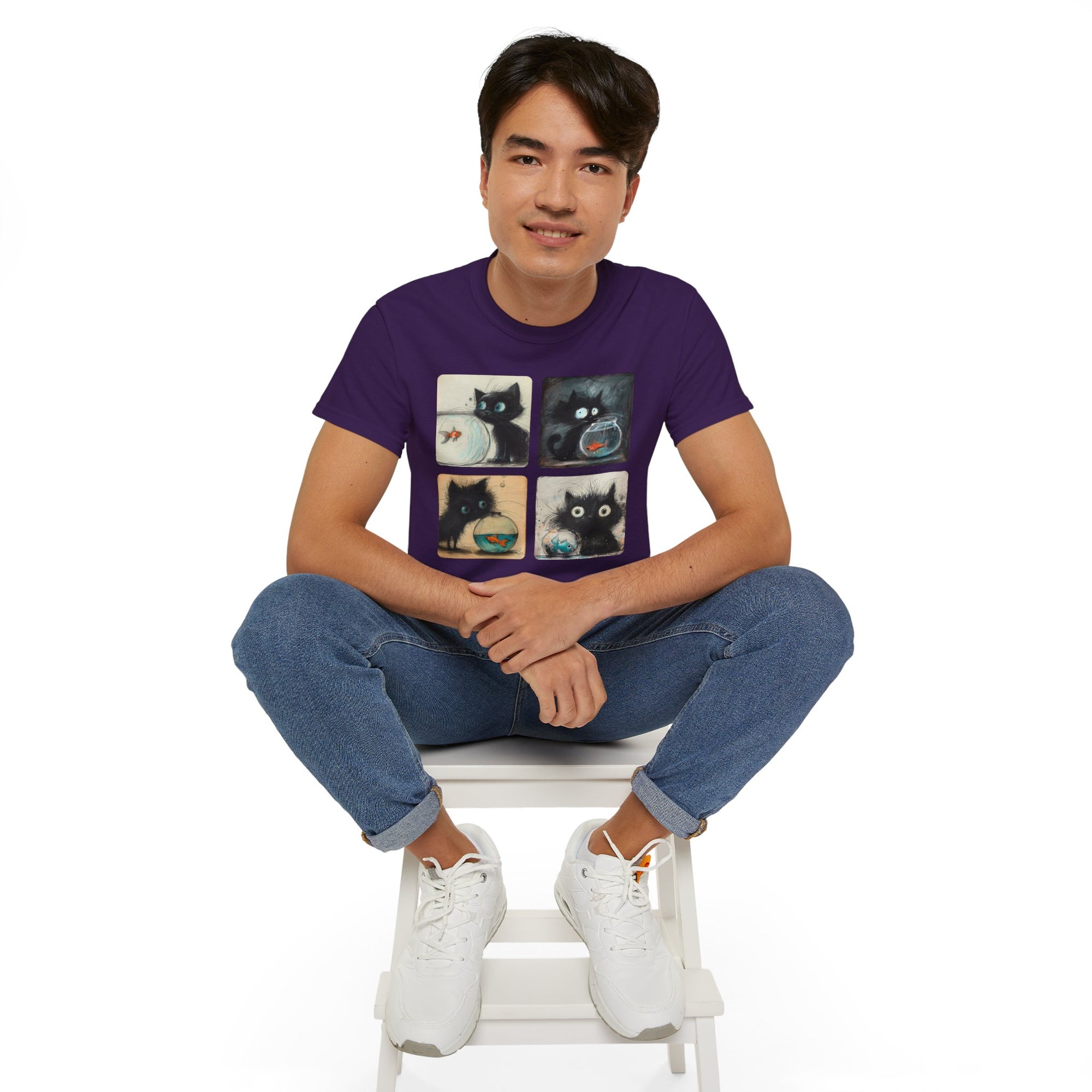 Fishy Kitty Unisex Ultra Cotton Tee