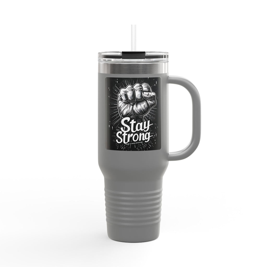 Stay Strong Insulated Travel Mug, 40oz