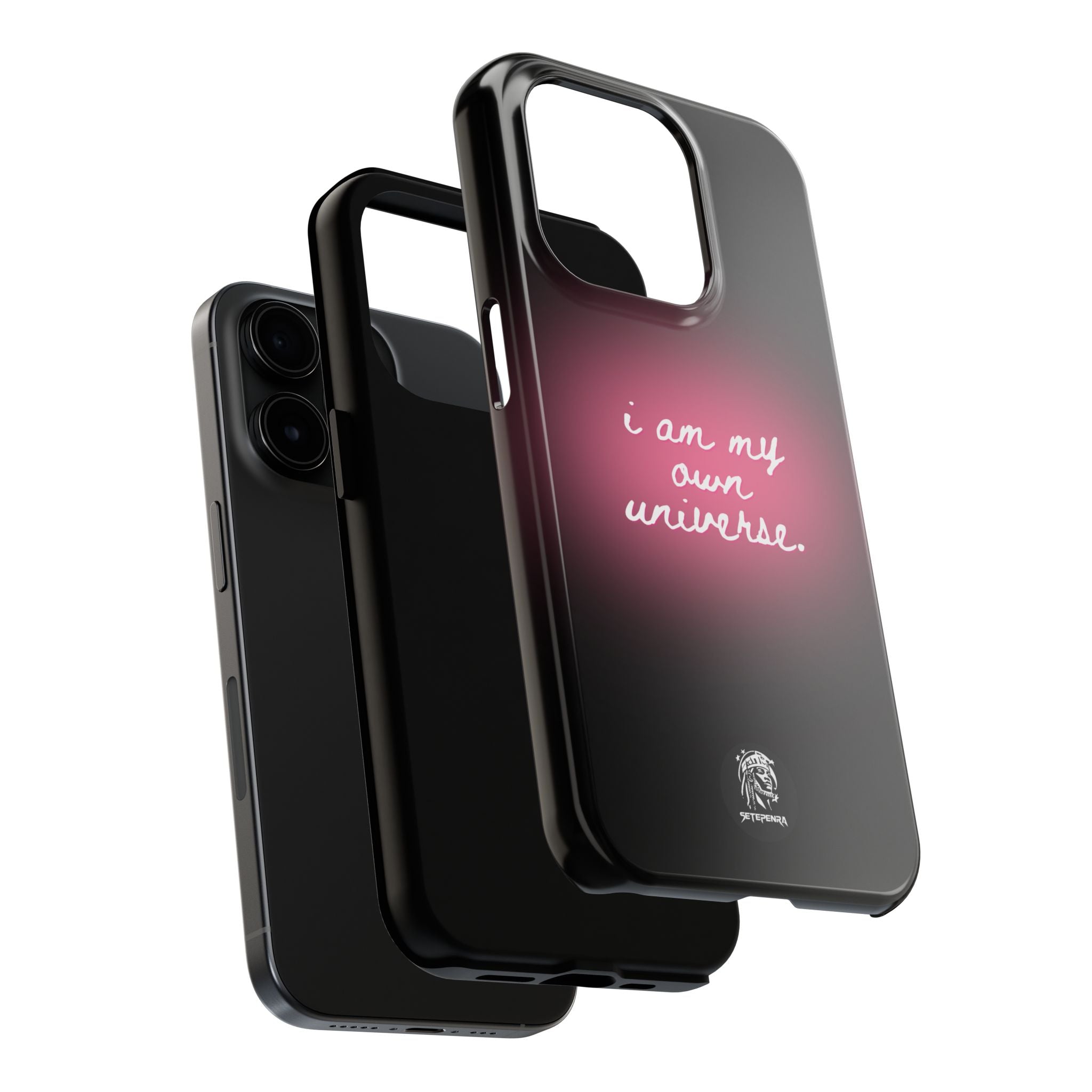 I Am My Own Universe Tough Phone Case (For iPhone, Galaxy & More) - Black