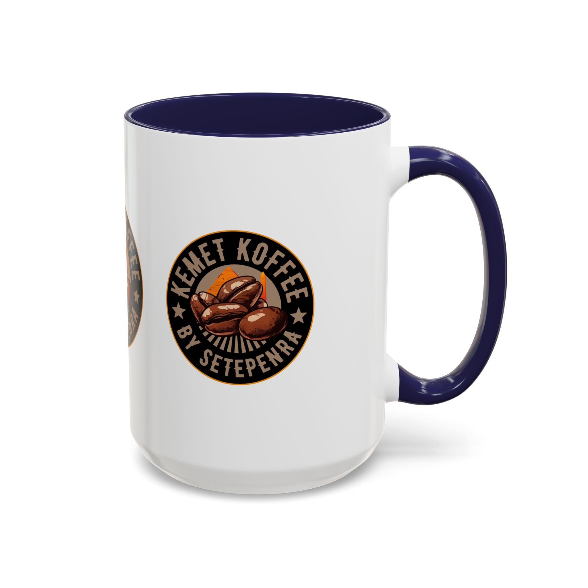Kemet Koffee By Setepenra Accent Coffee Mug, 11oz, 15oz (Various Colors)