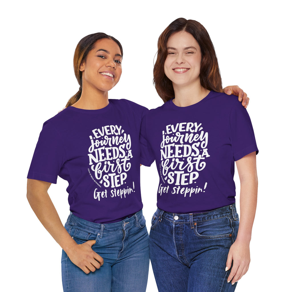 Get Steppin! Jersey Short Sleeve Tee