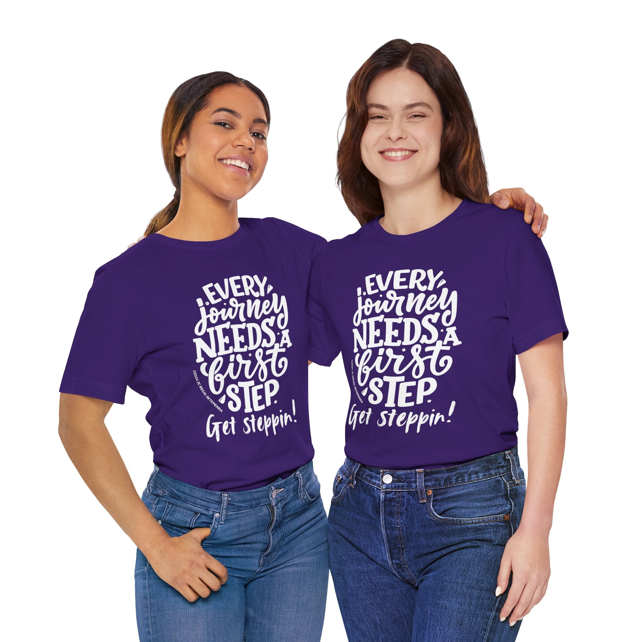 Get Steppin! Jersey Short Sleeve Tee