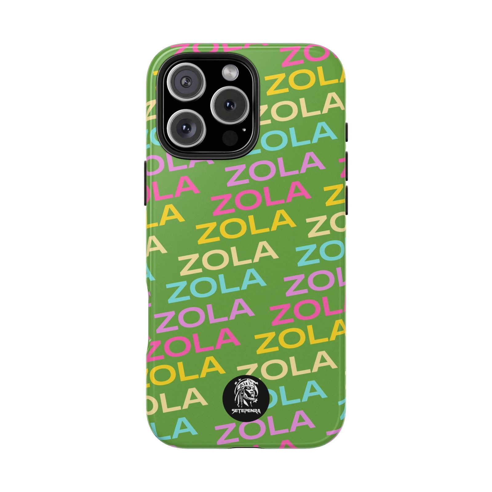 Zola Tough Phone Case (For iPhone, Galaxy & More) - Green SETEPENRA Phone Case.