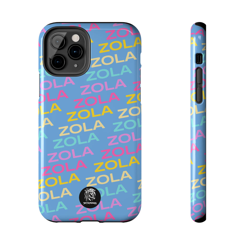 Zola Tough Phone Case (For iPhone, Galaxy & More) - Light Blue SETEPENRA Phone Case.