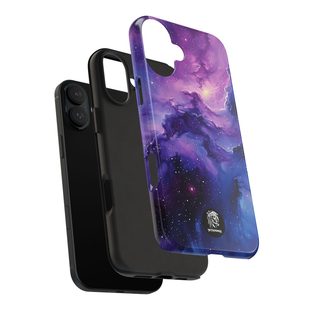 Purple Cosmos Tough Phone Case (For iPhone, Galaxy & More)