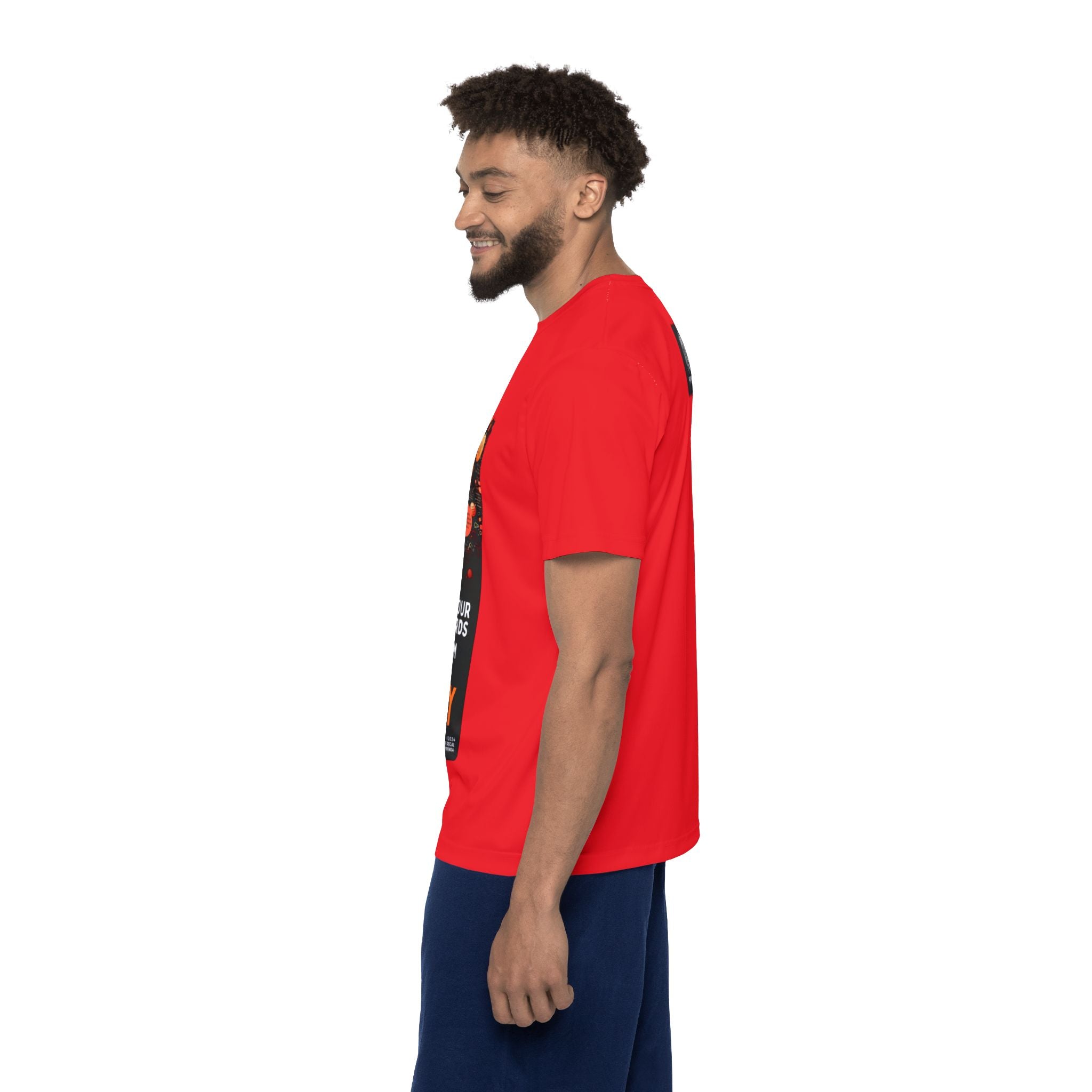 Mind Your Words Men's Sports Jersey (Red) SETEPENRA All Over Prints.