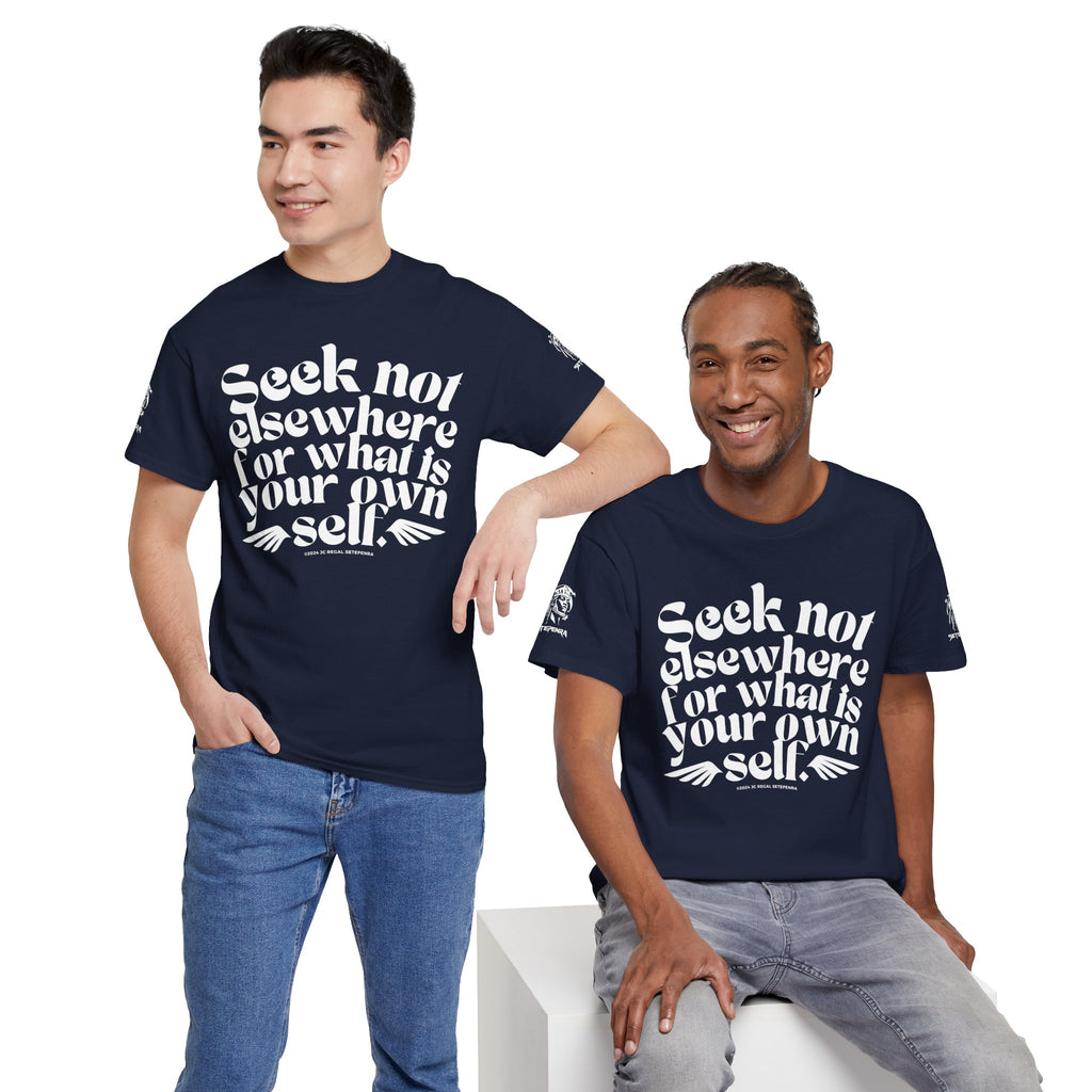 Seek Not Elsewhere Unisex Heavy Cotton Tee