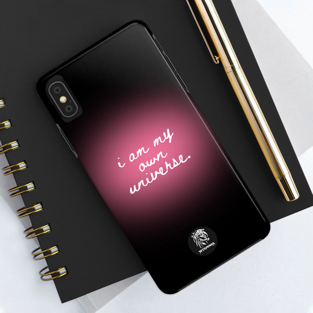 I Am My Own Universe Tough Phone Case (For iPhone, Galaxy & More) - Black