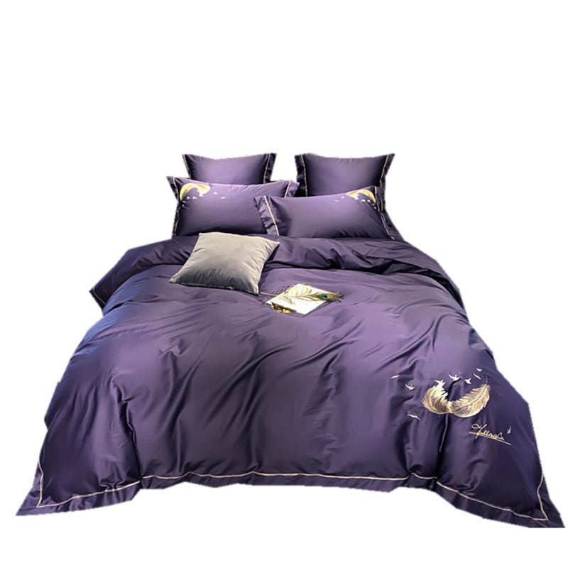SETEPENRA Luxury Feather Silky Egyptian Cotton Bedding Set SETEPENRA .