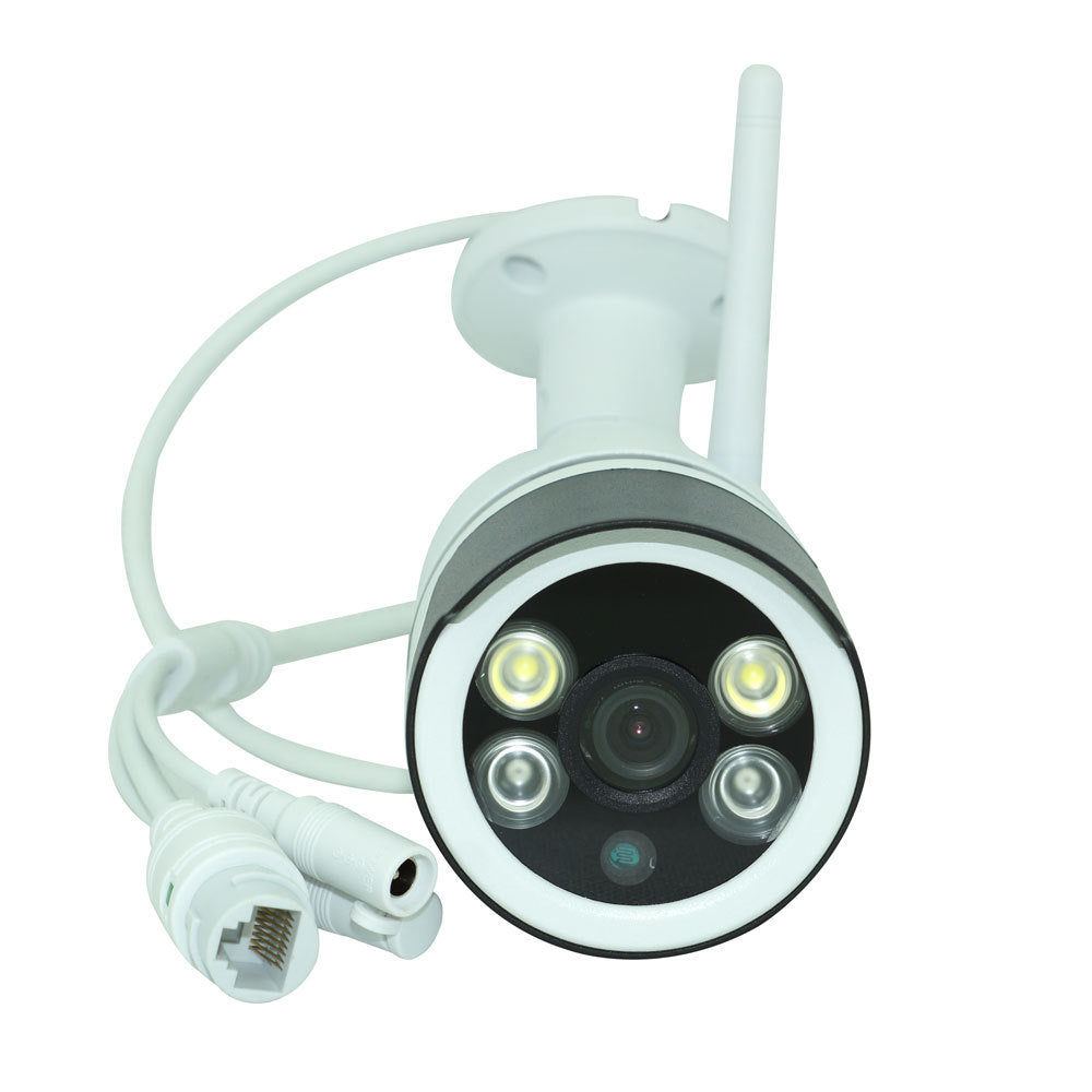 Movamax Outdoor Gun Machine Smart HD WiFi Home Security Camera w/Infrared & White Light