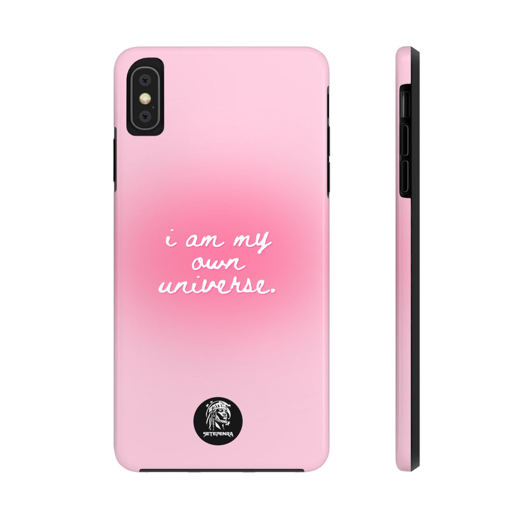 I Am My Own Universe Tough Phone Case (For iPhone, Galaxy & More) - Light Pink SETEPENRA Phone Case.