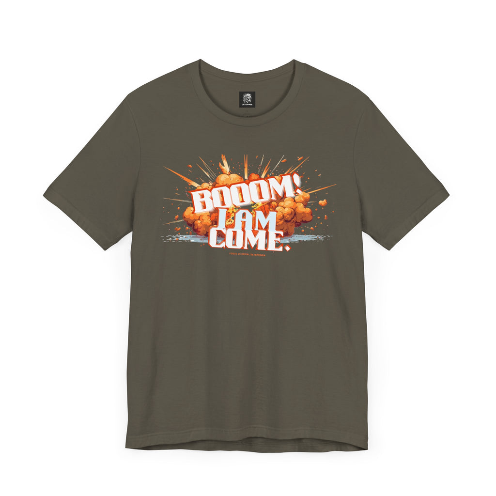 BOOOM! I AM COME Unisex Jersey Short Sleeve Tee SETEPENRA T-Shirt.